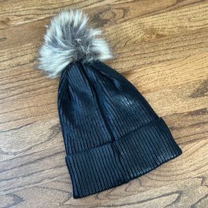 Knitted Beamer hat black